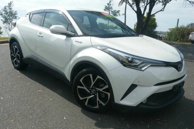 Used Toyota C-HR ZX10R (Hybrid) Gladstone, 2017 Toyota C-HR ZX10R (Hybrid) White Continuous Variable Wagon
