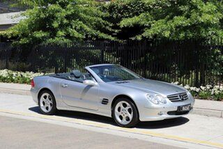 2005 Mercedes-Benz SL-Class R230 MY05 SL500 Silver 7 Speed Sports Automatic Roadster