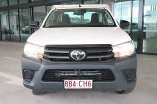 2021 Toyota Hilux TGN121R Workmate 4x2 Glacier White 6 Speed Sports Automatic Cab Chassis