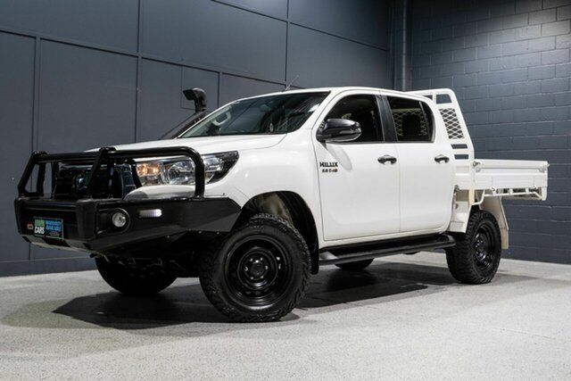 Used Toyota Hilux GUN126R MY19 Upgrade SR (4x4) Slacks Creek, 2020 Toyota Hilux GUN126R MY19 Upgrade SR (4x4) White 6 Speed Automatic Double Cab Chassis