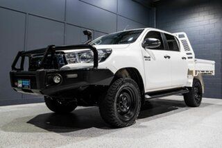 2020 Toyota Hilux GUN126R MY19 Upgrade SR (4x4) White 6 Speed Automatic Double Cab Chassis