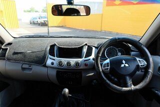 2012 Mitsubishi Triton MN MY12 GLX Double Cab 4x2 Grey 5 Speed Manual Utility