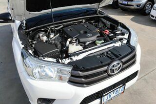 2016 Toyota Hilux GUN126R SR Double Cab White 6 Speed Sports Automatic Utility