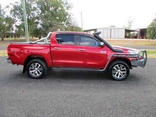 2015 Toyota Hilux GUN126R SR5 Double Cab Olympia Red 6 Speed Manual Utility.