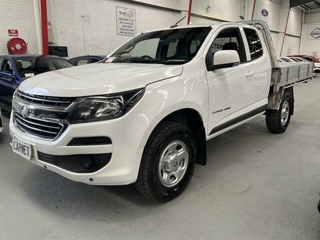 Used Holden Colorado RG MY18 LS (4x4) Smithfield, 2017 Holden Colorado RG MY18 LS (4x4) White 6 Speed Manual Space Cab Chassis