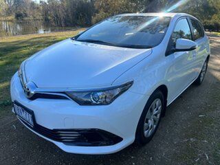 2016 Toyota Corolla ZRE182R Ascent S-CVT White 7 Speed Constant Variable Hatchback.