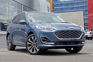 2022 Ford Escape ZH 2023.25MY Vignale AWD Blue Metallic 8 Speed Sports Automatic SUV.