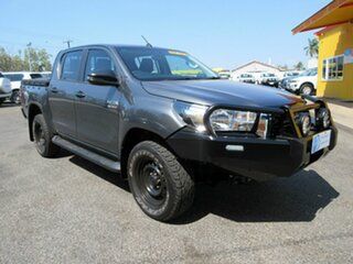 2019 Toyota Hilux GUN126R SR Double Cab Grey 6 Speed Sports Automatic Cab Chassis.