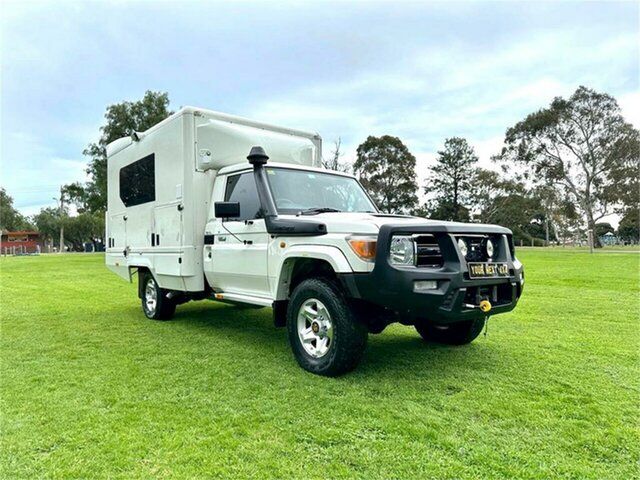Used Toyota Landcruiser VDJ79R 09 Upgrade GXL (4x4) Ferntree Gully, 2010 Toyota Landcruiser VDJ79R 09 Upgrade GXL (4x4) White 5 Speed Manual Cab Chassis