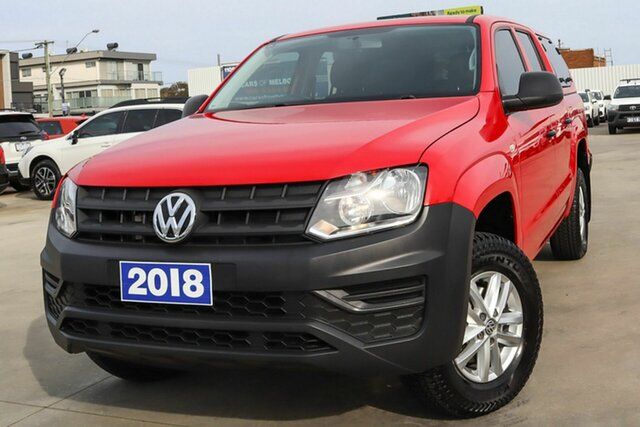 Used Volkswagen Amarok 2H MY18 TDI420 4MOTION Perm Core Coburg North, 2018 Volkswagen Amarok 2H MY18 TDI420 4MOTION Perm Core Red 8 Speed Automatic Utility