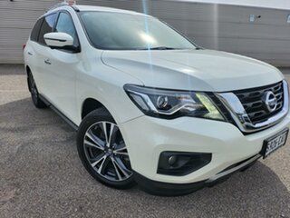 2018 Nissan Pathfinder R52 Series III MY19 Ti X-tronic 4WD White 1 Speed Constant Variable Wagon