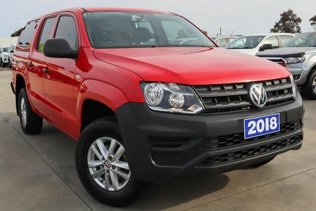 Used Volkswagen Amarok 2H MY18 TDI420 4MOTION Perm Core Coburg North, 2018 Volkswagen Amarok 2H MY18 TDI420 4MOTION Perm Core Red 8 Speed Automatic Utility