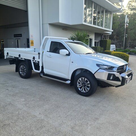 Used Mazda BT-50 TFS40J XT Caboolture, 2023 Mazda BT-50 TFS40J XT Ice White 6 Speed Sports Automatic Cab Chassis