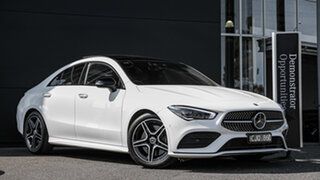 2023 Mercedes-Benz CLA-Class C118 804MY CLA250 D-CT 4MATIC Polar White 7 Speed Automatic Coupe
