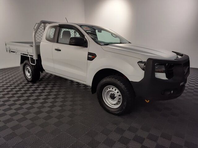 Used Ford Ranger PX MkIII 2019.00MY XL Acacia Ridge, 2019 Ford Ranger PX MkIII 2019.00MY XL Arctic White 6 speed Automatic Super Cab Chassis