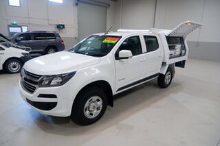 2019 Holden Colorado RG MY19 LS Crew Cab 4x2 White 6 Speed Sports Automatic Cab Chassis