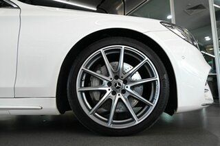 2018 Mercedes-Benz S-Class V222 808MY S450 L 9G-Tronic White 9 Speed Sports Automatic Sedan