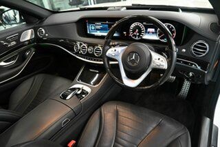 2018 Mercedes-Benz S-Class V222 808MY S450 L 9G-Tronic White 9 Speed Sports Automatic Sedan.