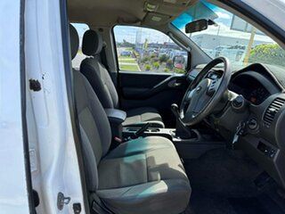 2011 Nissan Navara D40 RX (4x4) White 6 Speed Manual Cab Chassis