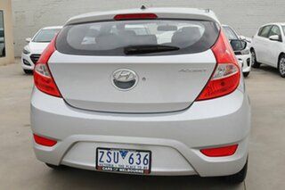 2012 Hyundai Accent RB Active Silver 4 Speed Sports Automatic Hatchback