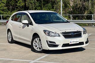 2015 Subaru Impreza MY14 2.0I-L (AWD) White Continuous Variable Hatchback.