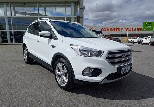Used Ford Escape ZG 2018.00MY Trend Morley, 2018 Ford Escape ZG 2018.00MY Trend Frozen White 6 Speed Sports Automatic SUV