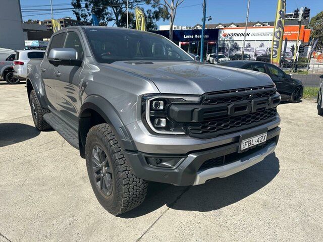 Used Ford Ranger PY 2023.50MY Raptor Goulburn, 2023 Ford Ranger PY 2023.50MY Raptor Silver 10 Speed Sports Automatic Double Cab Pick Up