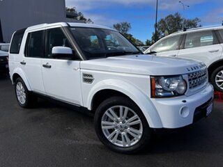 2013 Land Rover Discovery 4 Series 4 L319 MY13 TDV6 White 8 Speed Sports Automatic Wagon