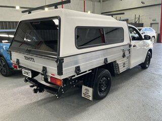 2020 Toyota Hilux TGN121R Facelift Workmate White 6 Speed Automatic Cab Chassis
