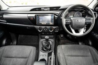 2017 Toyota Hilux GUN126R SR (4x4) Glacier White 6 Speed Manual Dual Cab Chassis