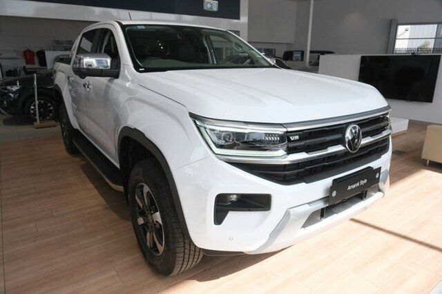 New Volkswagen Amarok NF MY23 TDI600 4MOTION Perm Style Newstead, 2023 Volkswagen Amarok NF MY23 TDI600 4MOTION Perm Style Clear White 10 Speed Automatic Utility