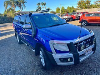 2013 Ford Ranger PX XLT 3.2 (4x4) Blue 6 Speed Automatic 4x4 Double Cab.