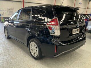 2018 Toyota Prius v ZVW40R Upgrade Hybrid Black Continuous Variable Wagon.