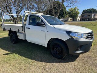2017 Toyota Hilux TGN121R Workmate Glacier White 5 Speed Manual Cab Chassis