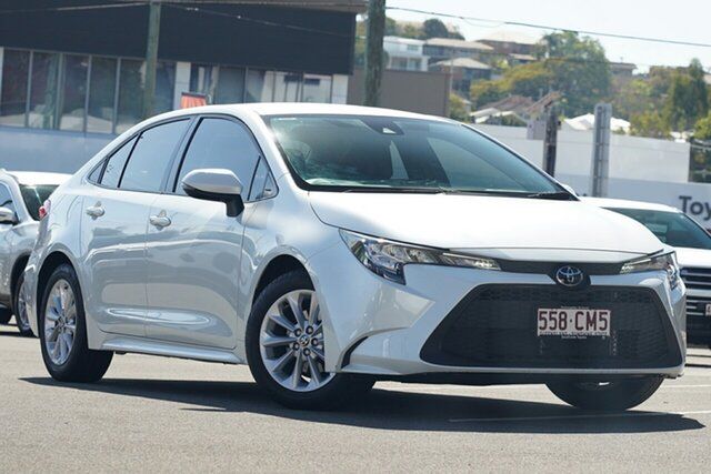 Used Toyota Corolla Mzea12R Ascent Sport Mount Gravatt, 2021 Toyota Corolla Mzea12R Ascent Sport Frosted White 10 Speed Constant Variable Sedan
