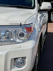 2014 Toyota Landcruiser VDJ200R MY13 Sahara White 6 Speed Sports Automatic Wagon