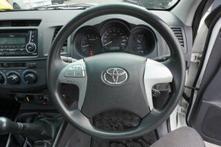 2013 Toyota Hilux KUN26R MY12 SR Xtra Cab White 5 Speed Manual Utility