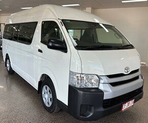2017 Toyota HiAce KDH223R Commuter High Roof Super LWB White 4 Speed Automatic Bus.