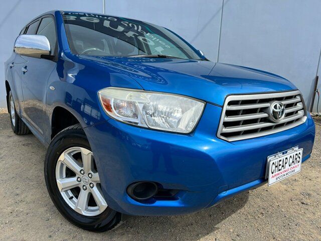 Used Toyota Kluger GSU40R KX-R (FWD) 7 Seat Hoppers Crossing, 2008 Toyota Kluger GSU40R KX-R (FWD) 7 Seat Blue 5 Speed Automatic Wagon