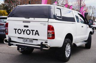2013 Toyota Hilux KUN26R MY12 SR Xtra Cab White 5 Speed Manual Utility