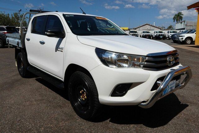 Used Toyota Hilux GUN136R SR Double Cab 4x2 Hi-Rider Winnellie, 2016 Toyota Hilux GUN136R SR Double Cab 4x2 Hi-Rider White 6 Speed Sports Automatic Utility