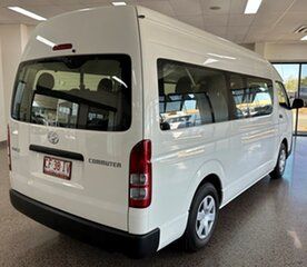 2017 Toyota HiAce KDH223R Commuter High Roof Super LWB White 4 Speed Automatic Bus.