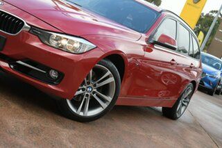 2013 BMW 320i F31 MY14 Touring Red 8 Speed Automatic Wagon.