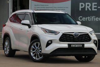 2021 Toyota Kluger Axuh78R Grande eFour Crystal Pearl 6 Speed Constant Variable Wagon Hybrid.