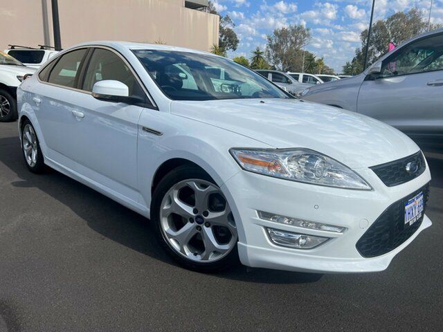 Used Ford Mondeo MC Titanium EcoBoost East Bunbury, 2012 Ford Mondeo MC Titanium EcoBoost White 6 Speed Sports Automatic Dual Clutch Hatchback