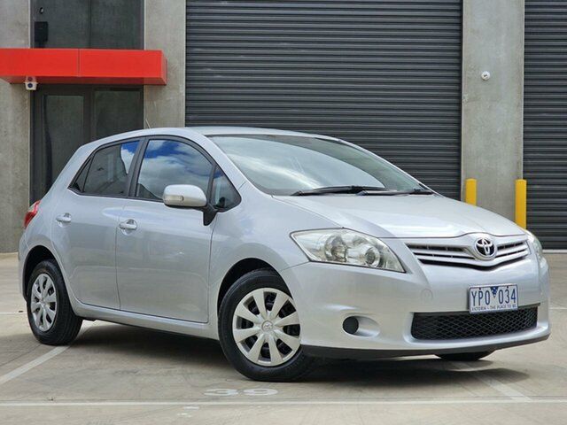 Used Toyota Corolla ZRE152R MY11 Ascent Thomastown, 2011 Toyota Corolla ZRE152R MY11 Ascent Silver 4 Speed Automatic Hatchback