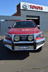 2018 Toyota Hilux GUN126R MY19 SR5 (4x4) Red 6 Speed Automatic Double Cab Pick Up