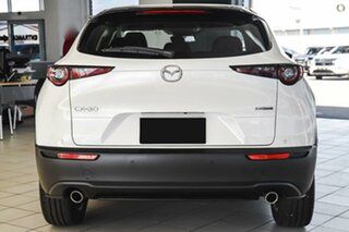 2023 Mazda CX-30 DM2W7A G20 SKYACTIV-Drive Evolve White 6 Speed Sports Automatic Wagon.