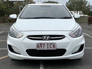 2015 Hyundai Accent RB2 MY15 Active White 6 Speed Manual Hatchback
