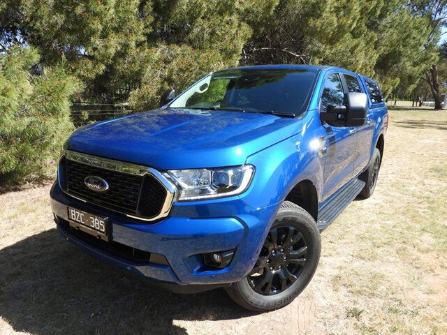 Used Ford Ranger PX MkIII 2021.75MY XLT Bendigo, 2022 Ford Ranger PX MkIII 2021.75MY XLT Blue 6 Speed Sports Automatic Double Cab Pick Up